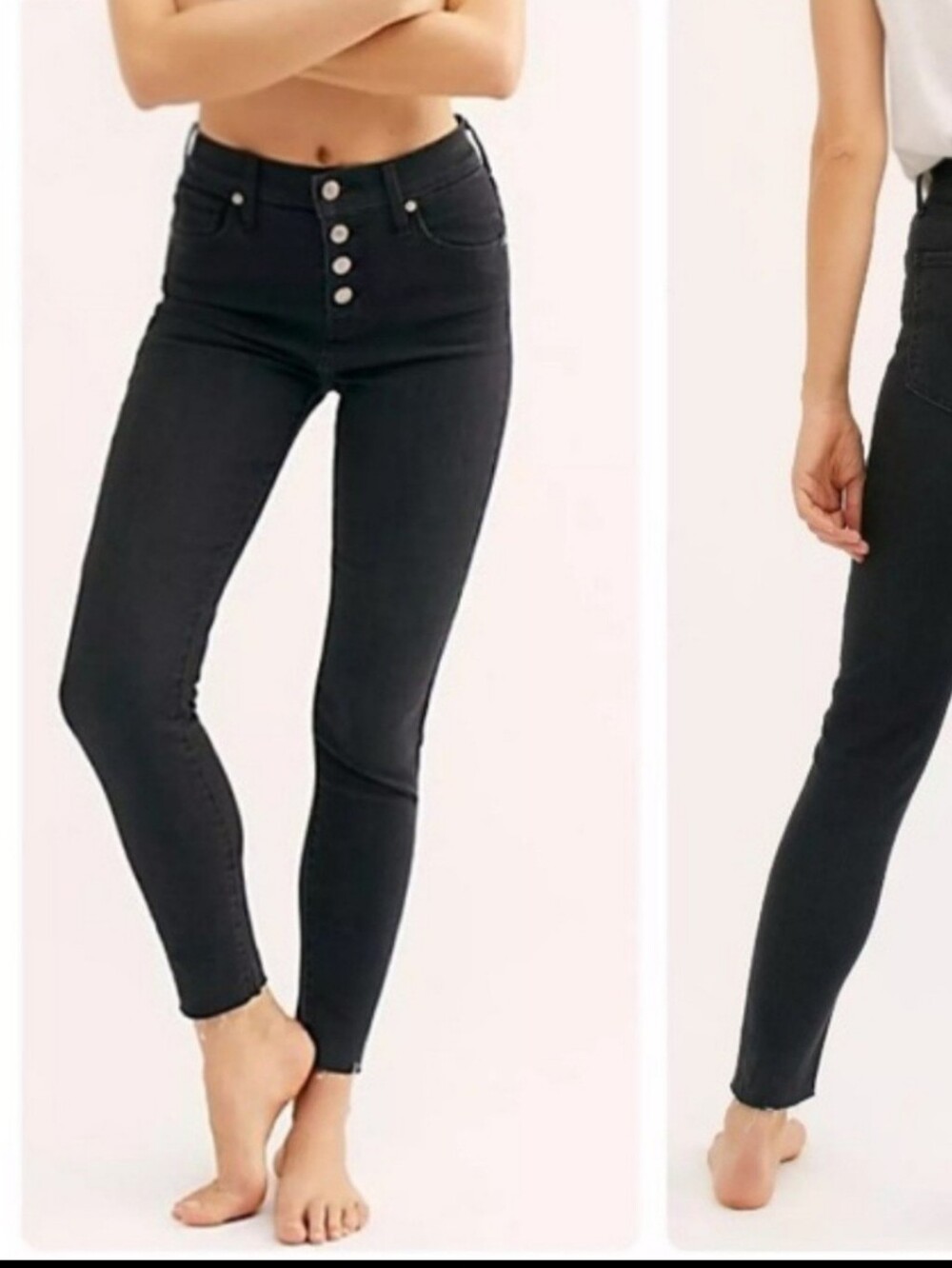 Levi's Mile High Super Skinny Ankle Crop denim Jeans "Boogie Nights" Size 28